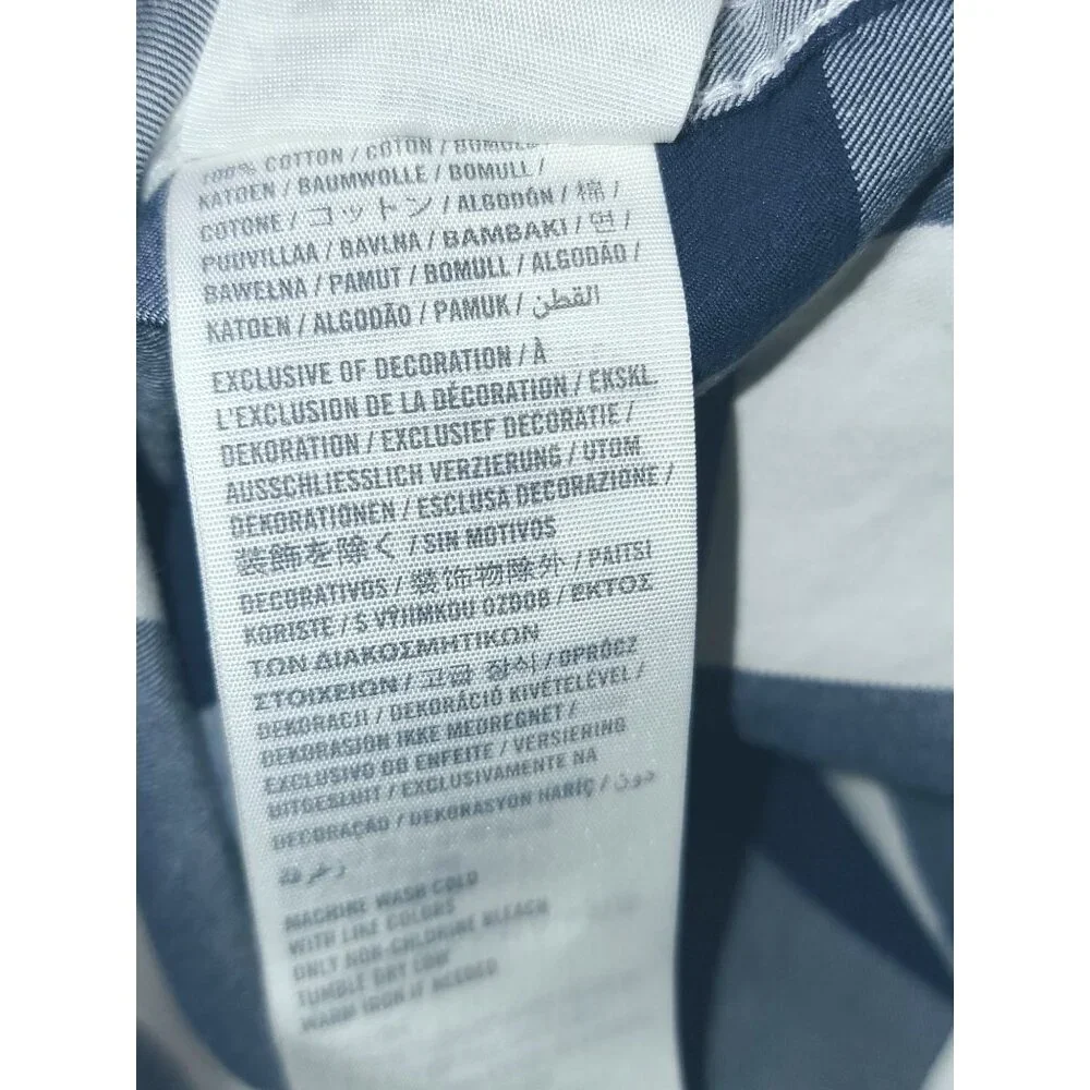Abercrombie & Fitch Mens Muscle Fit Blue & White Plaid Button-Down Shirt L - Picture 5 of 5